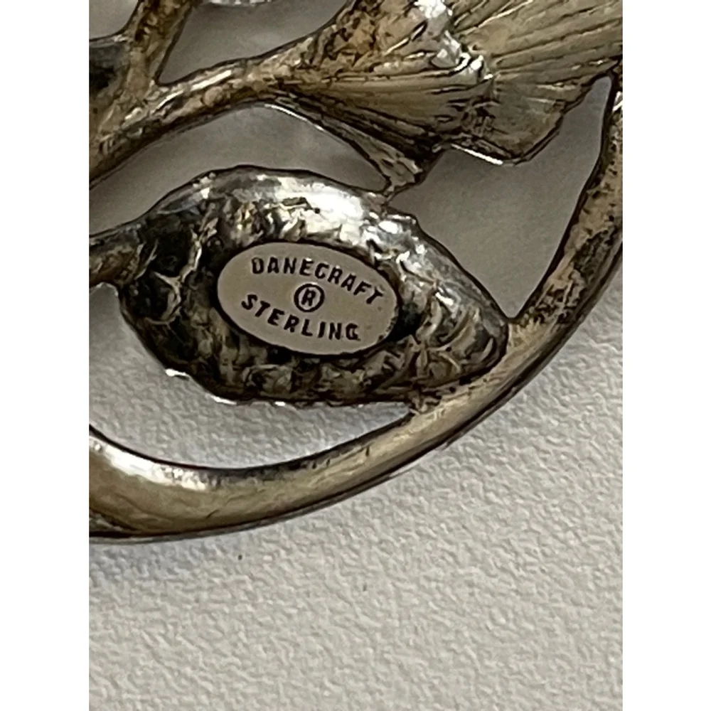 Vintage danecraft sterling brooch